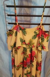Spaghetti strap dress floral